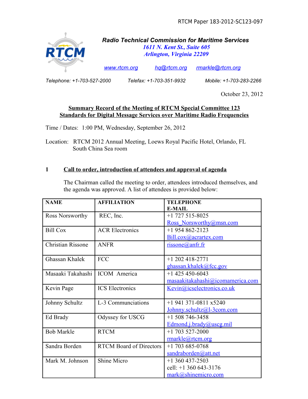 Radio Technical Commission for Maritime Services s2