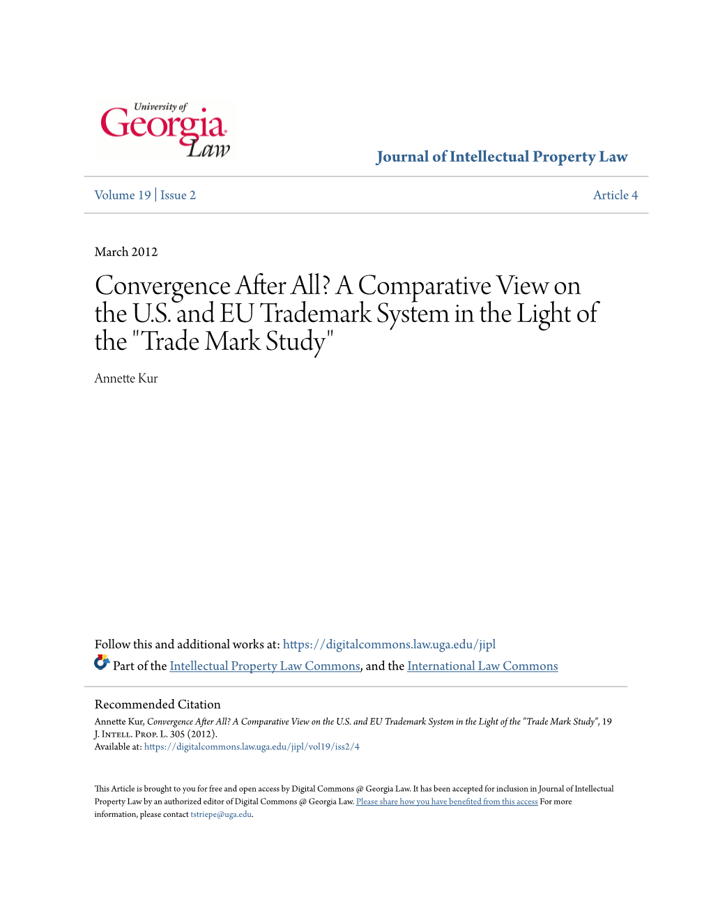 A Comparative View on the US and EU Trademark System In