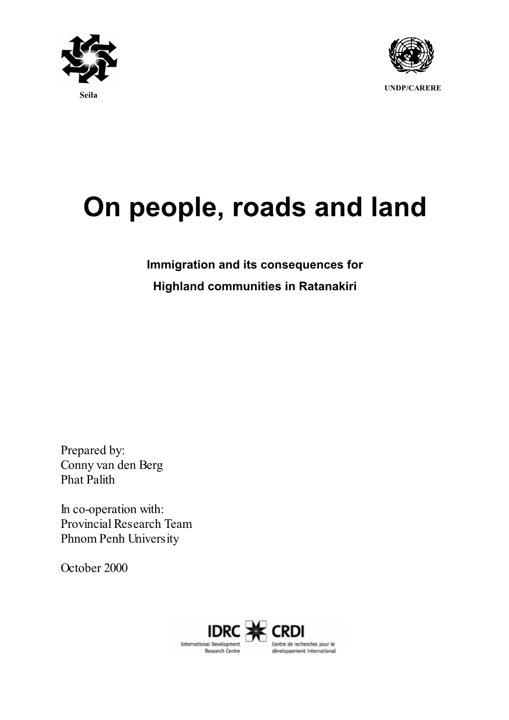 On People, Roads and Land