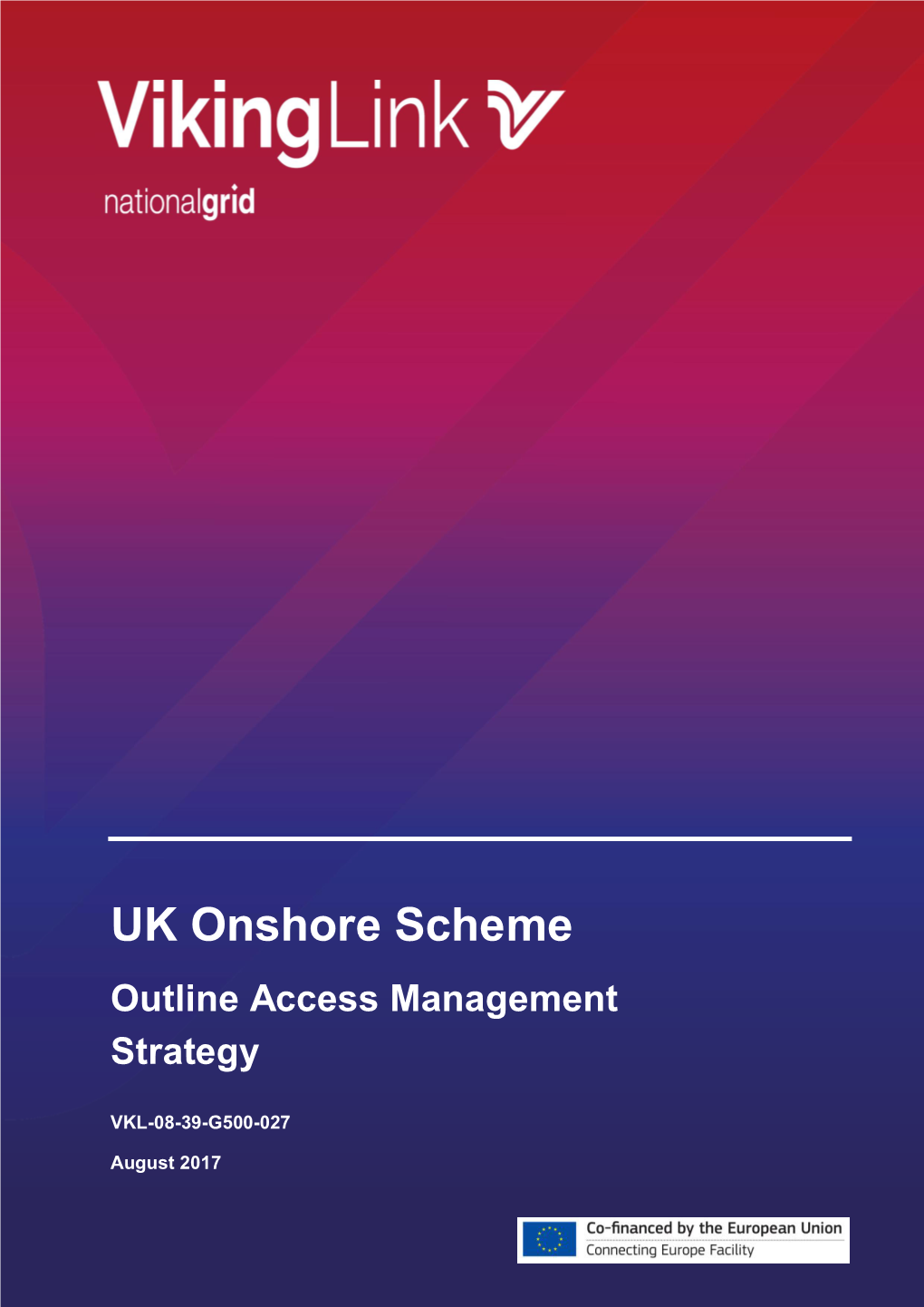 UK Onshore Scheme Outline Access Management Strategy