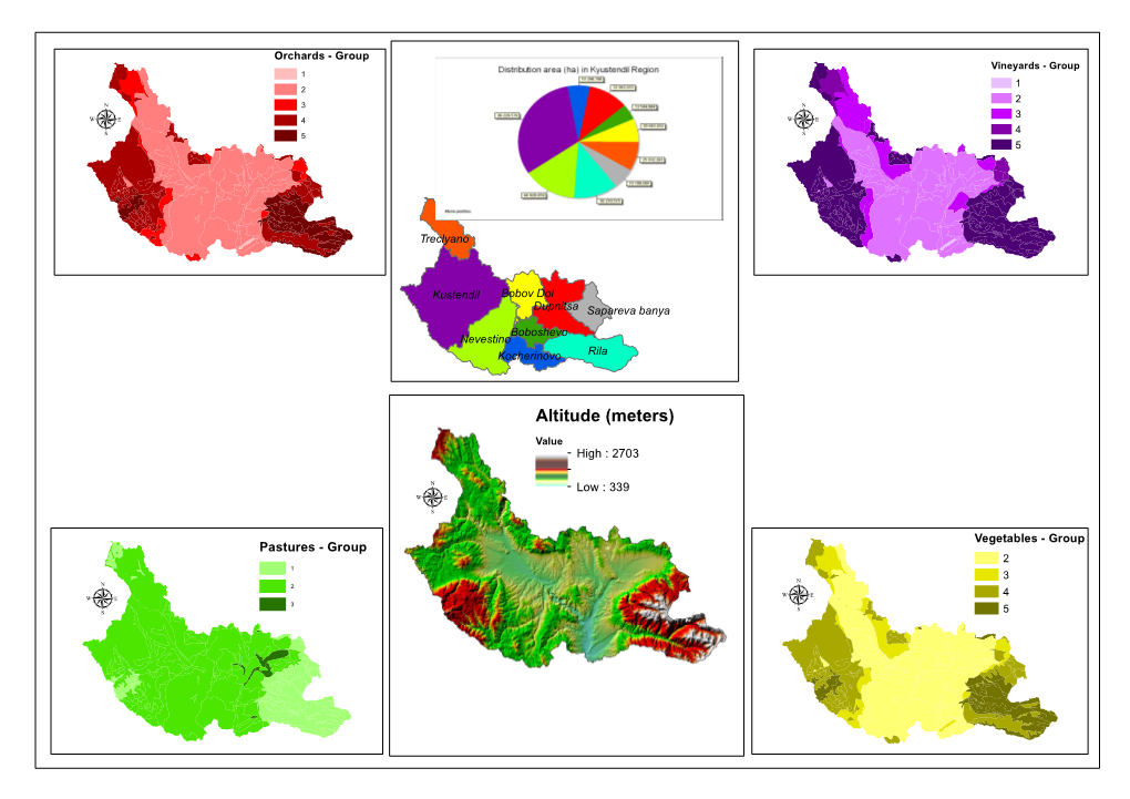 Maps of Suitable Land for Organic Farming in Kyustendil District