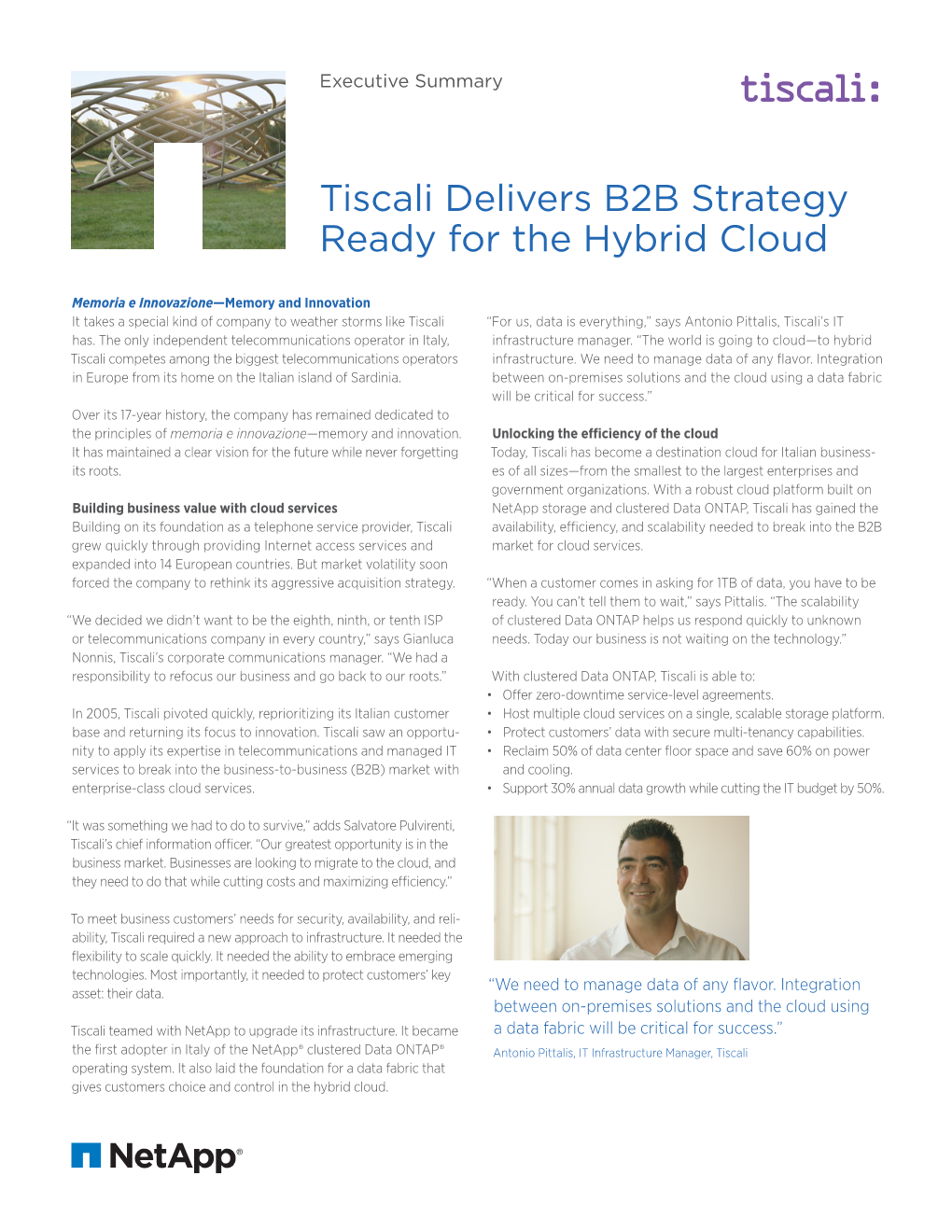 Tiscali Delivers B2B Strategy Ready for the Hybrid Cloud