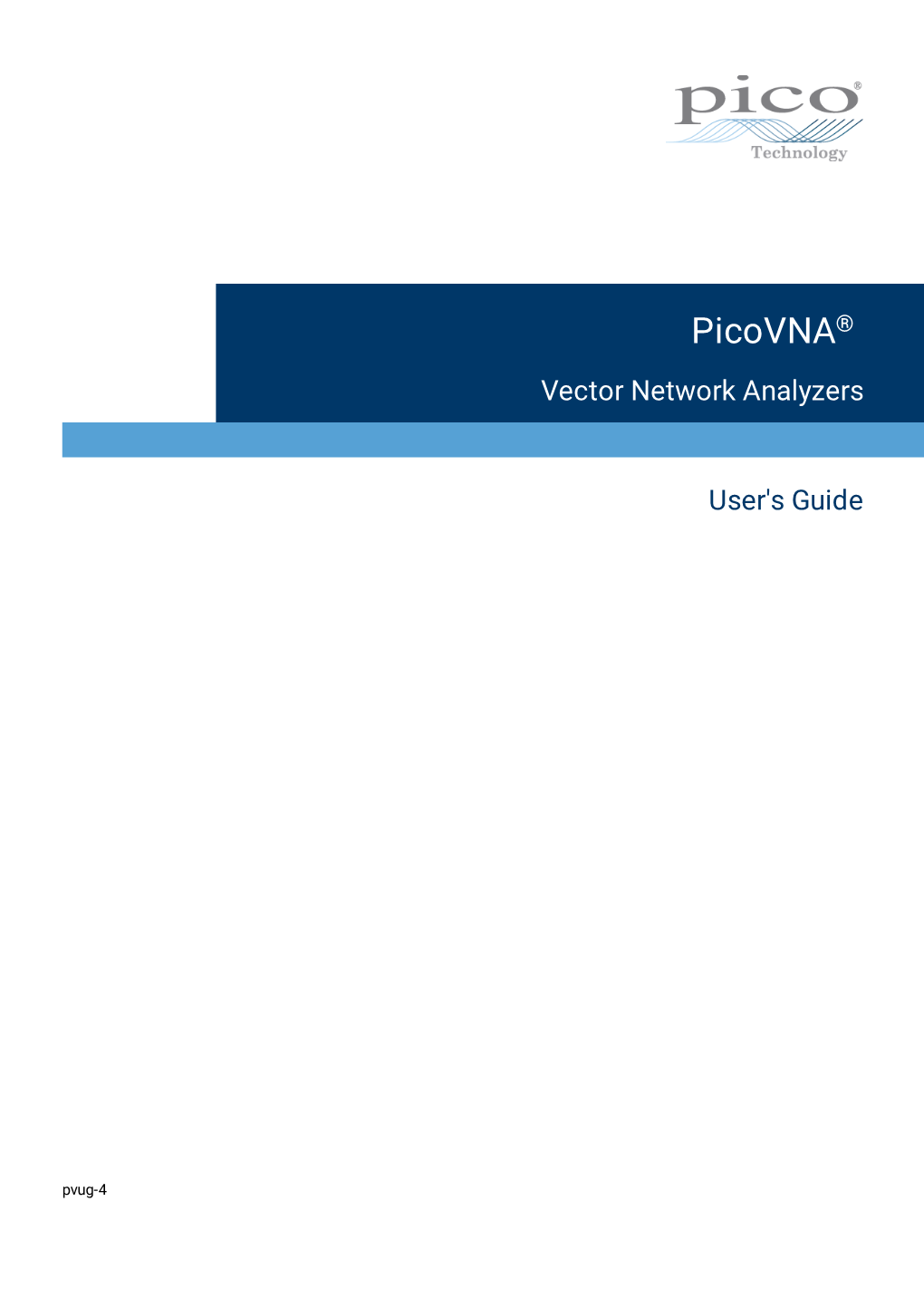 Picovna Vector Network Analyzer User's Guide