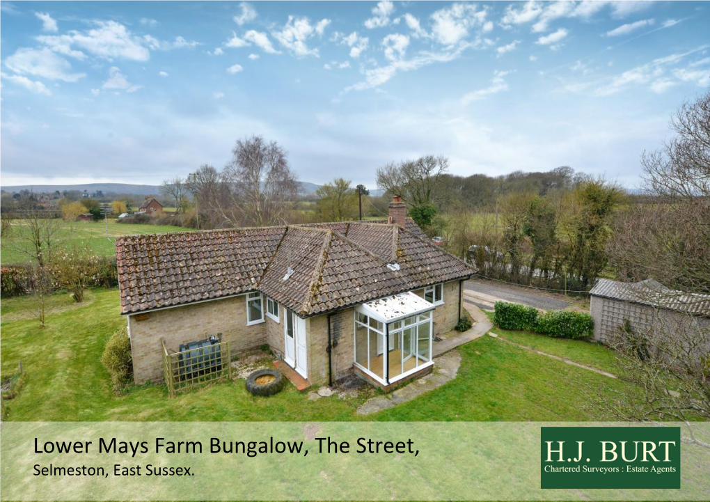 Lower Mays Farm Bungalow, the Street, Selmeston, East Sussex