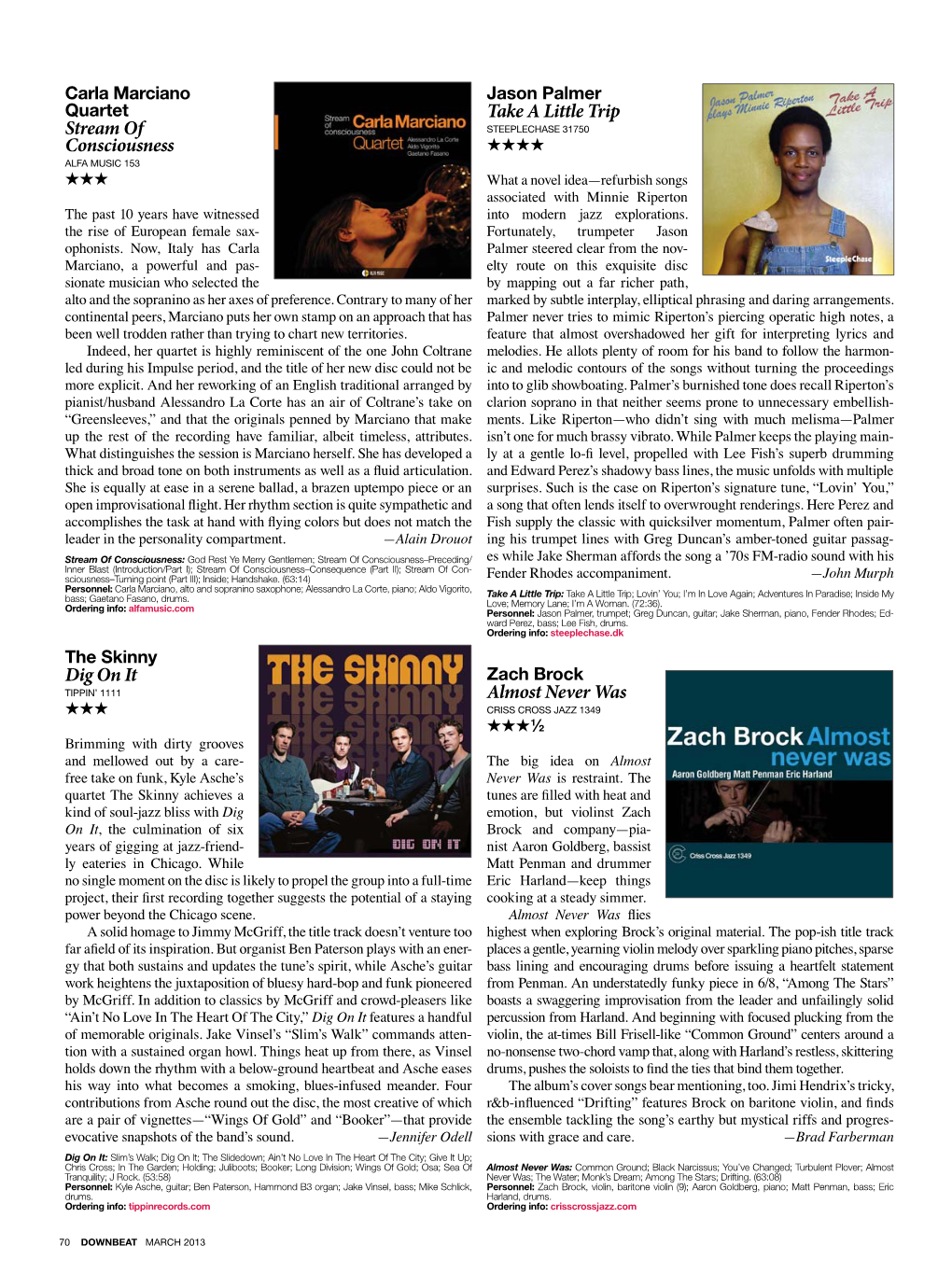 Downbeat Review