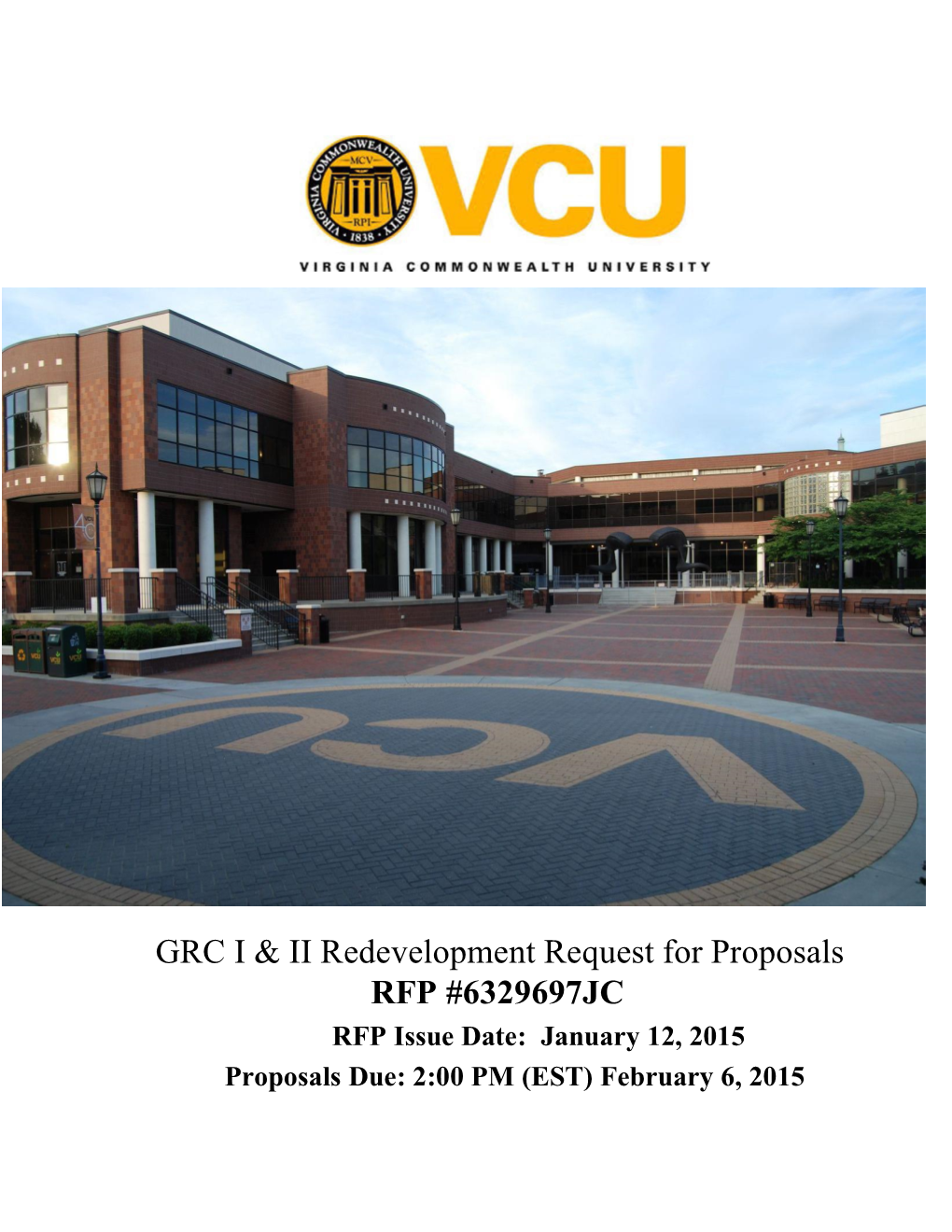GRC I & II Redevelopment Request for Proposals RFP #6329697JC