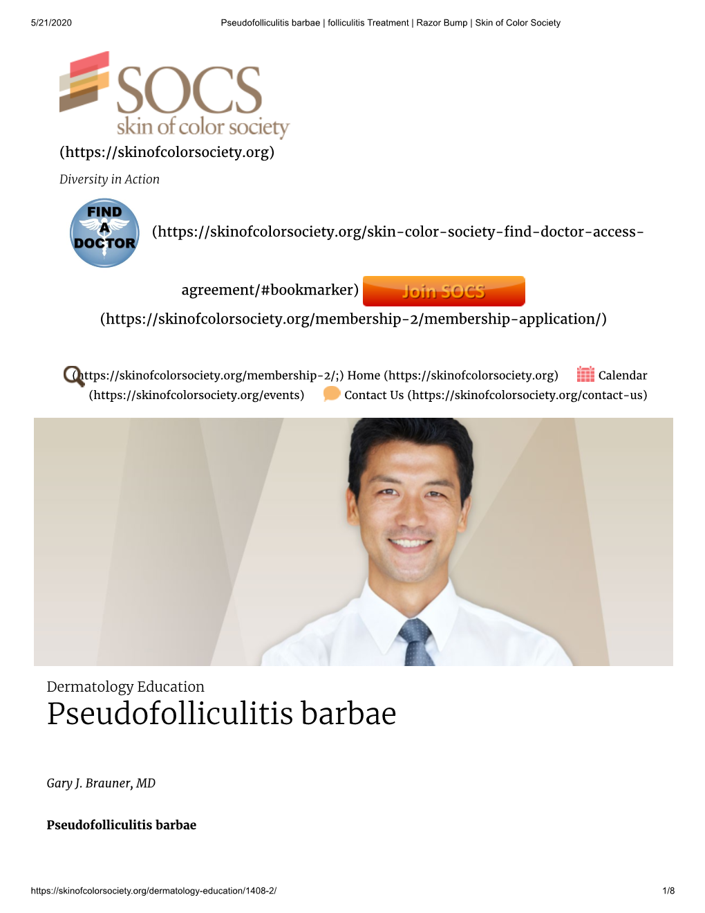 Pseudofolliculitis Barbae | Folliculitis Treatment | Razor Bump | Skin of Color Society