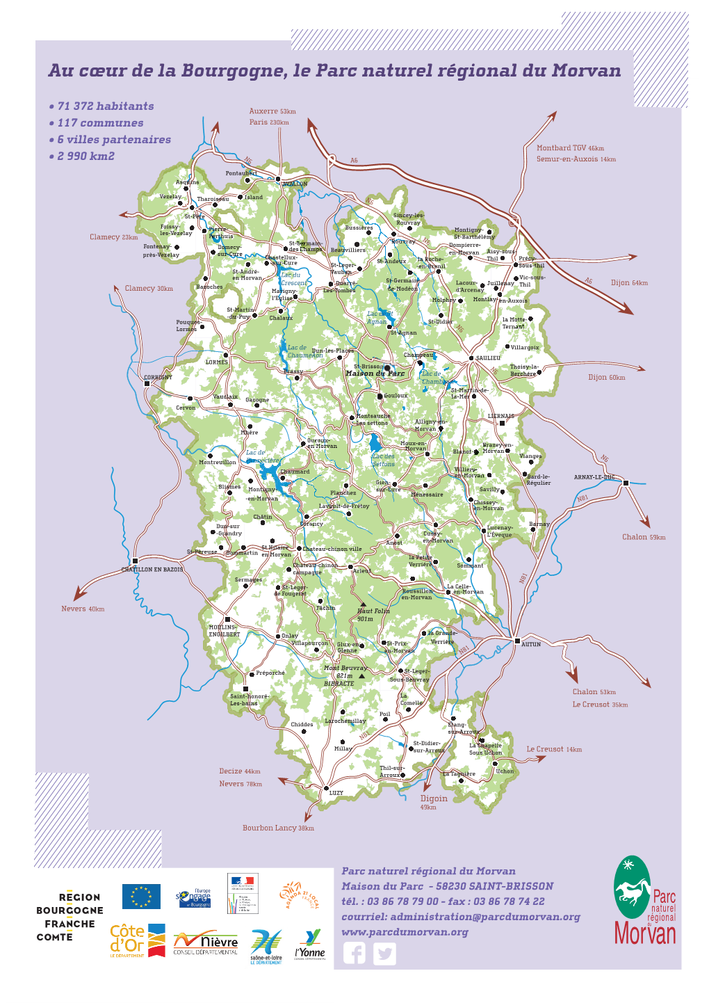 Carte Du Parc 2019