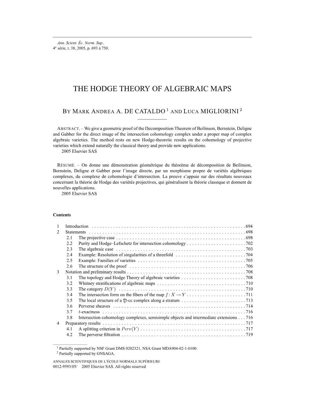 The Hodge Theory of Algebraic Maps