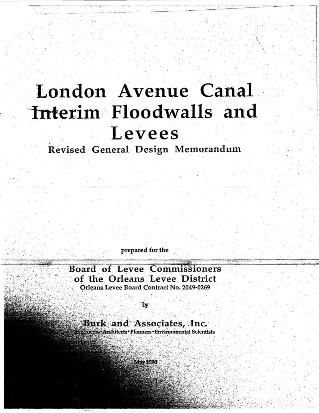 London Avenue Canal Interim Floodwalls and Levees Revised