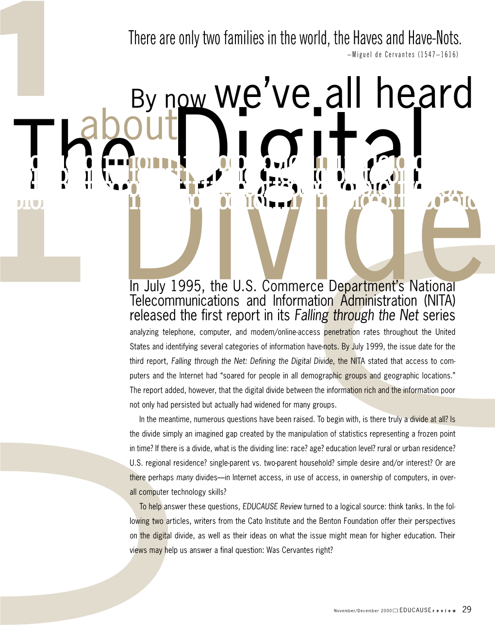 Fitting Literacy and Content Into the Digital Divide Equation