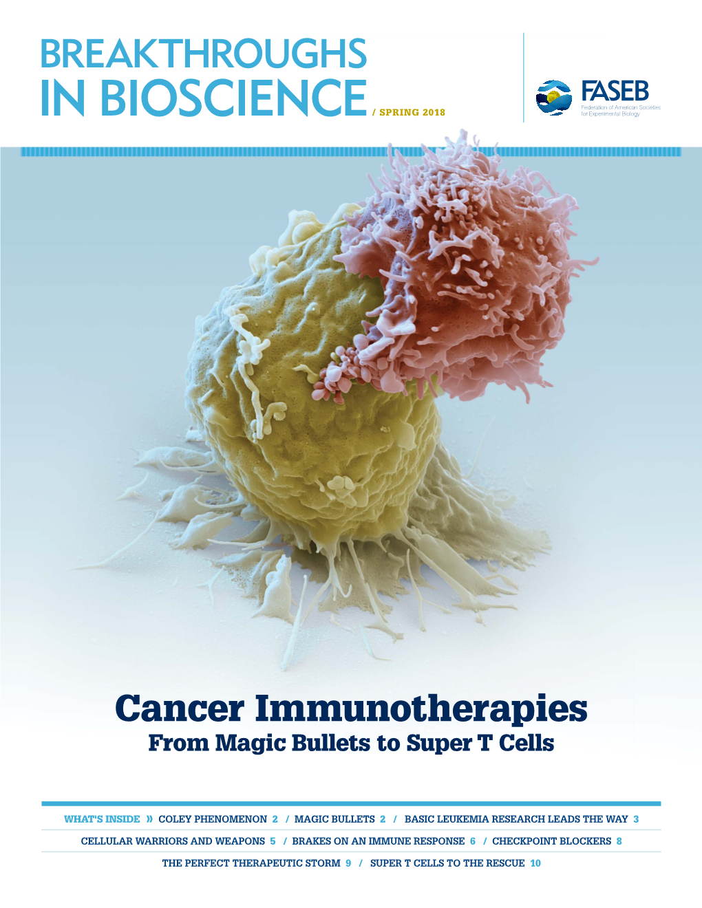 Cancer Immunotherapies from Magic Bullets to Super T Cells