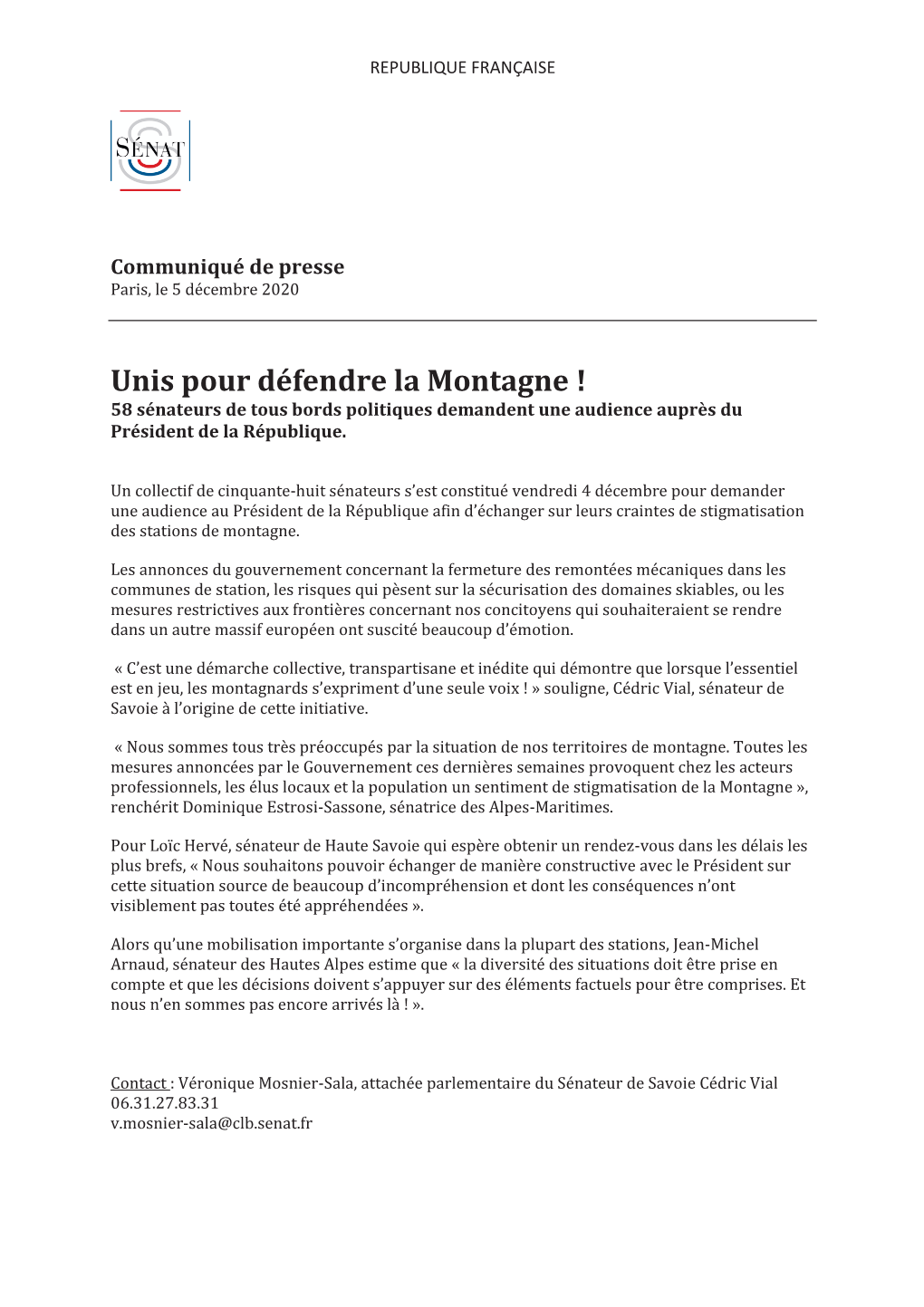 CDP-58 Sénateurs De La Montagne Au PR 05-12-20