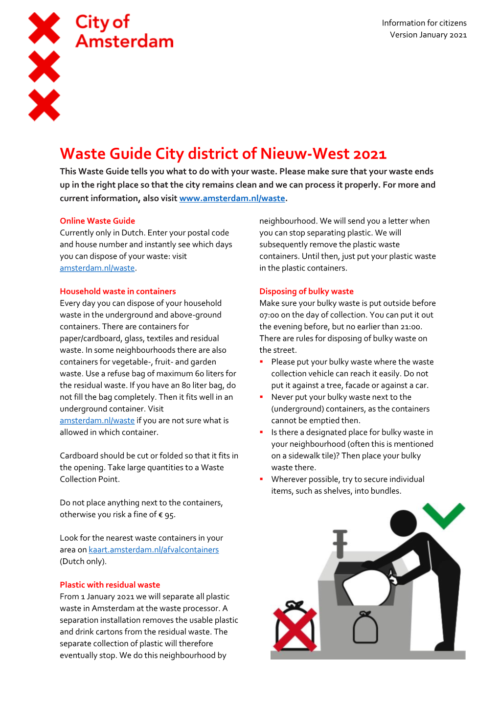 Waste Guide City District of Nieuw West 2021