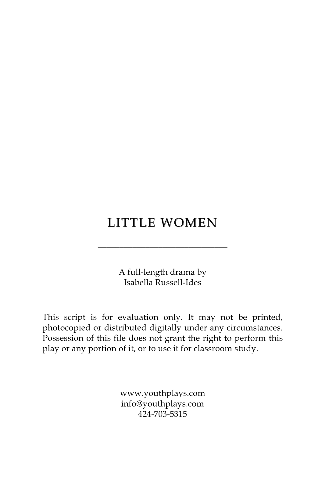 Little Women Little Women