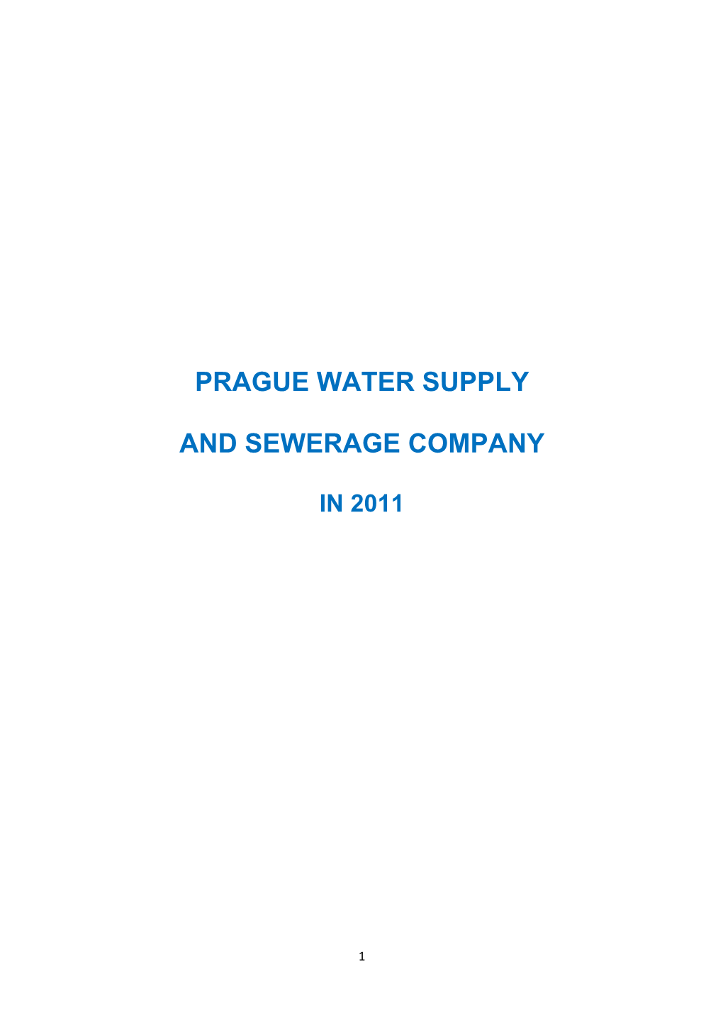 Prague Water Supply and Sewerage Company