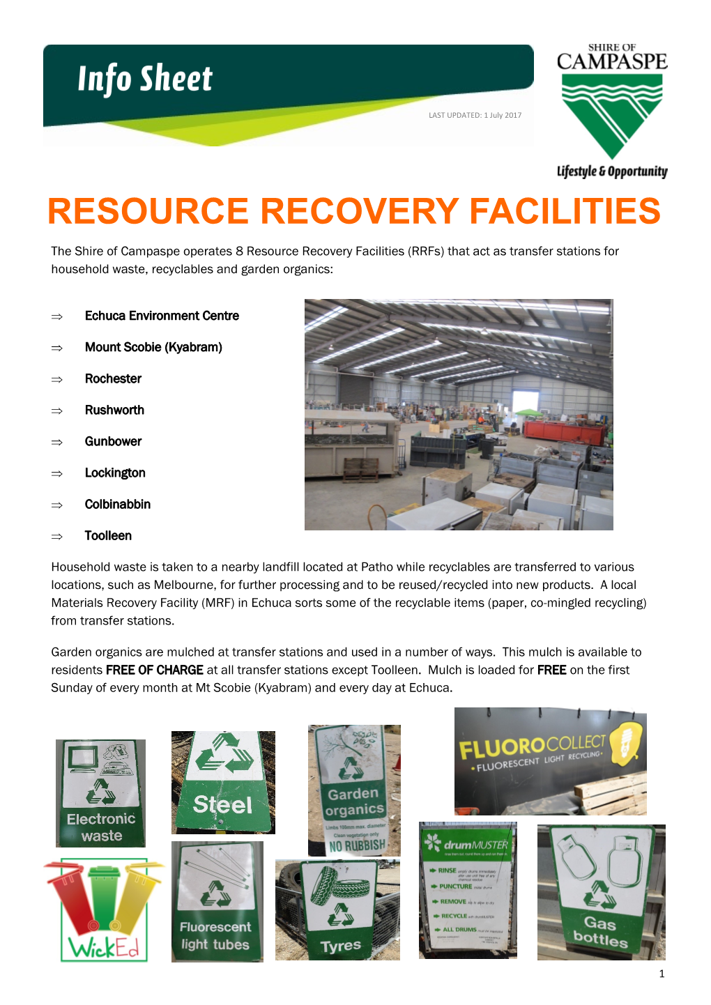 Resource Recovery Facilities