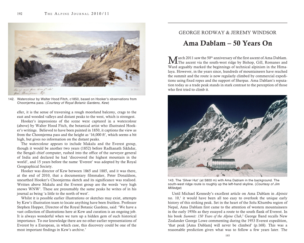 Ama Dablam – 50 Years On