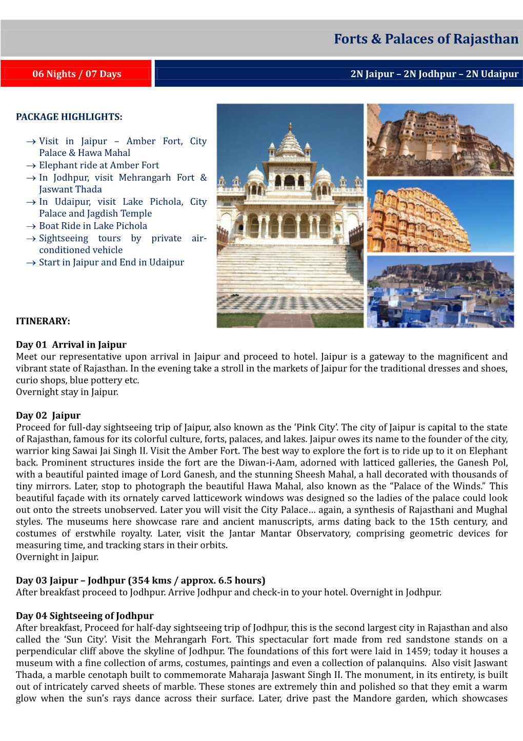 Forts & Palaces of Rajasthan