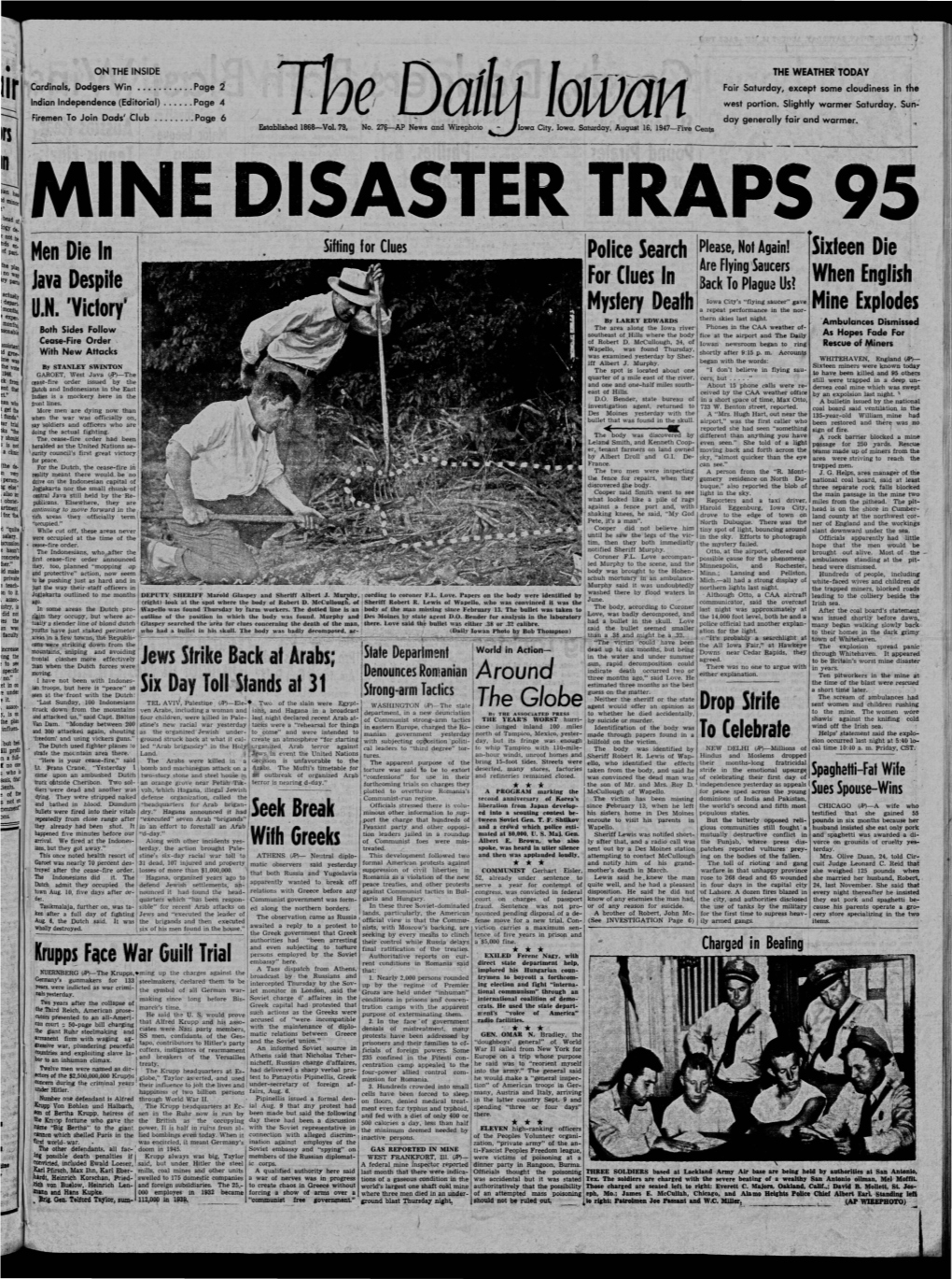Daily Iowan (Iowa City, Iowa), 1947-08-16