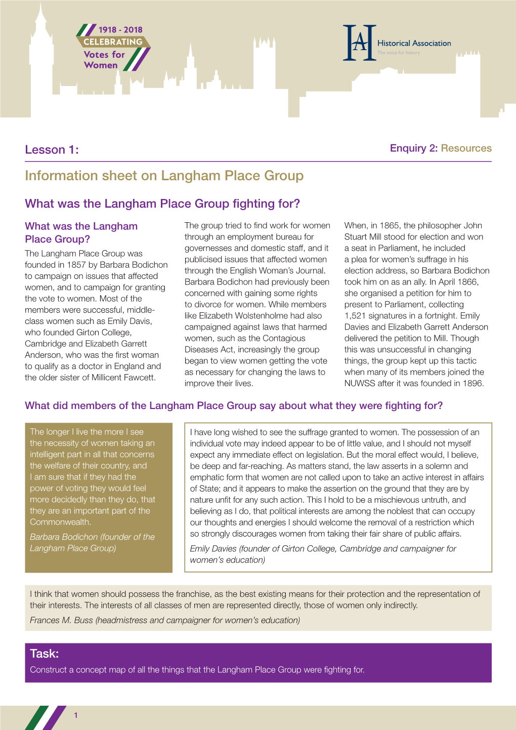 Information Sheet on Langham Place Group