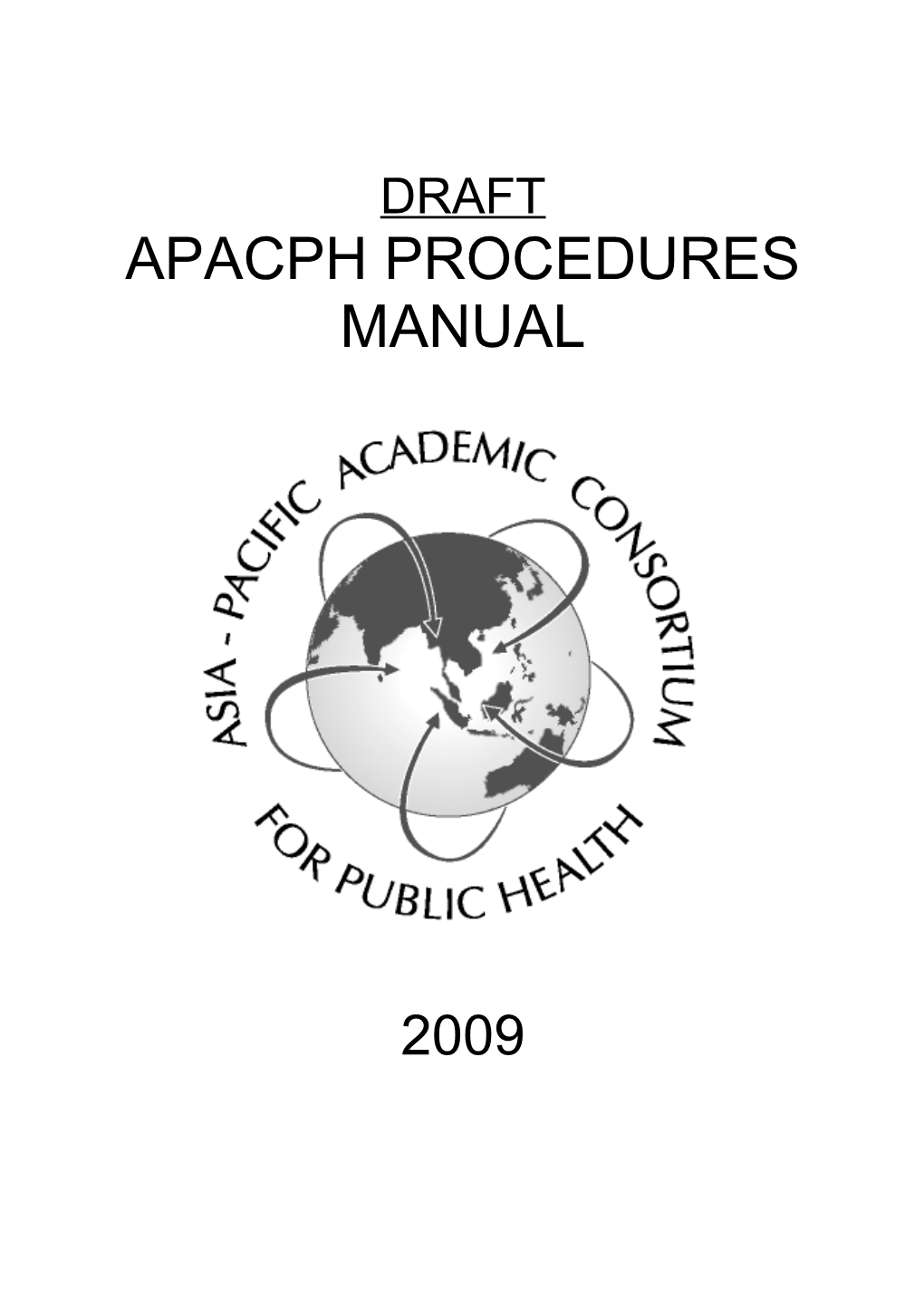 Apacph Procedures Manual