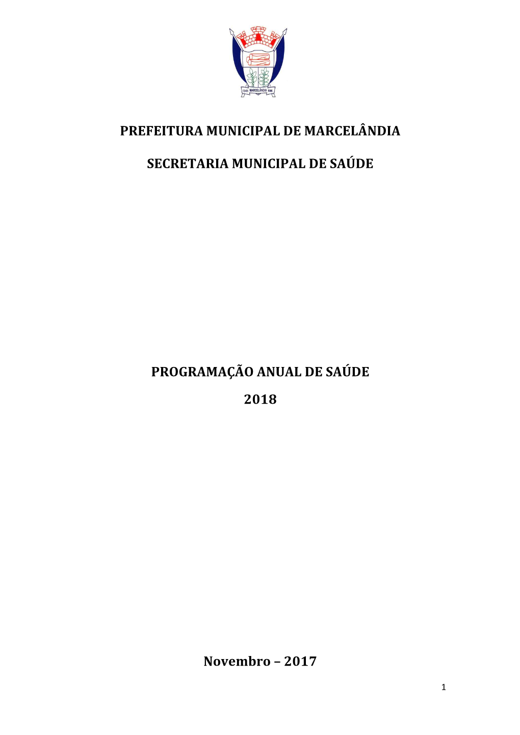 Prefeitura Municipal De Marcelândia Secretaria Municipal De Saúde