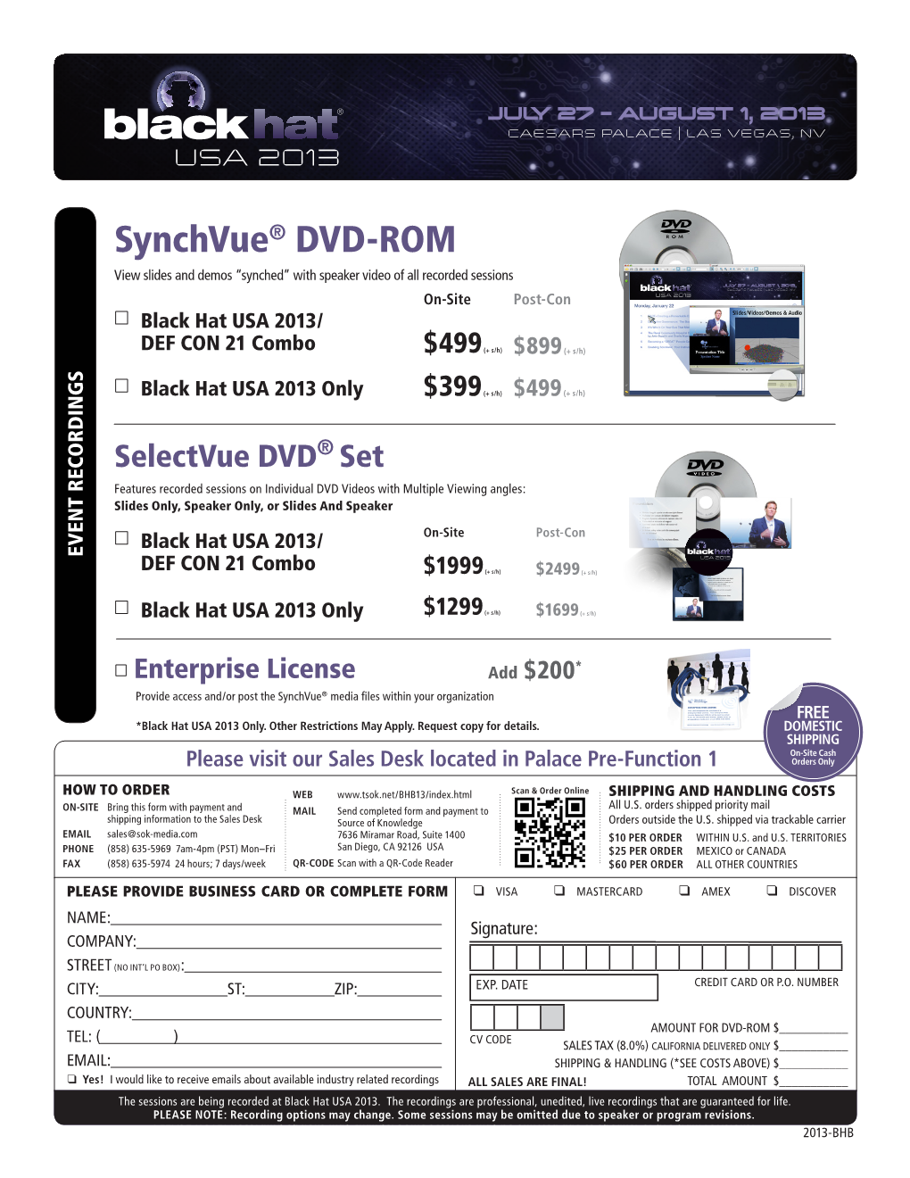 Synchvue® DVD-ROM View Slides and Demos “Synched” with Speaker Video of All Recorded Sessions