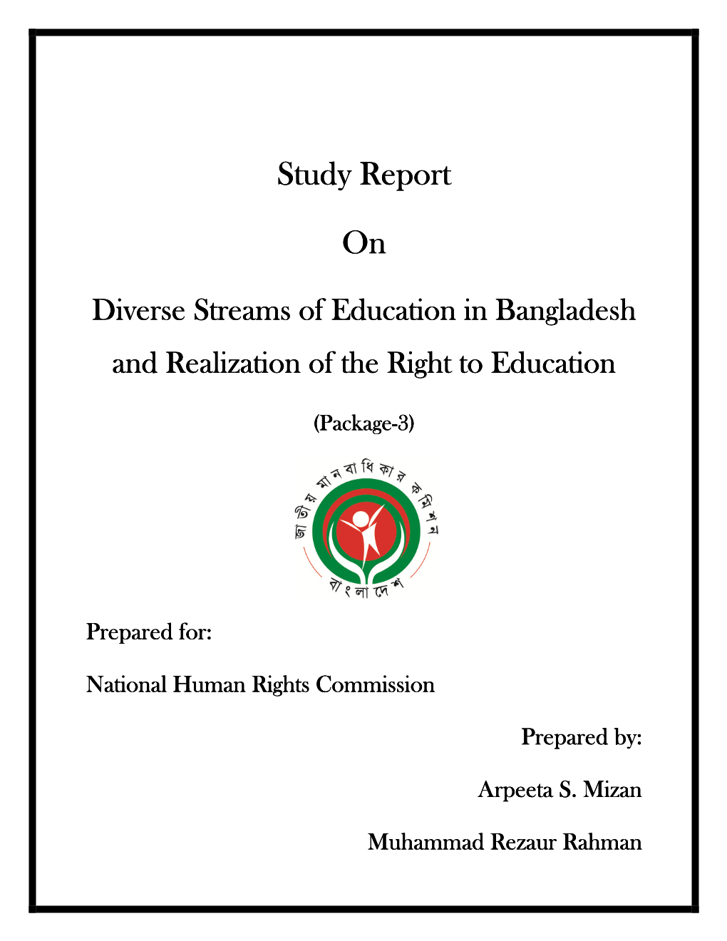 Diverse Streams of Education in Bangladesh and Realization of the Right to Education