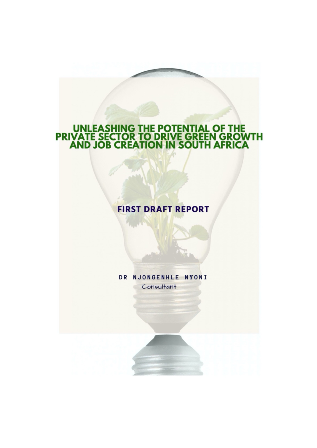 Draft Revised Study Report for South Africa