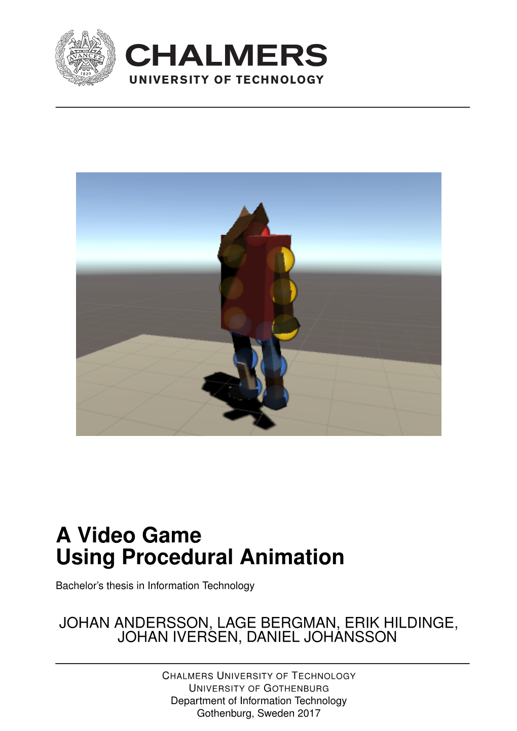 A Video Game Using Procedural Animation