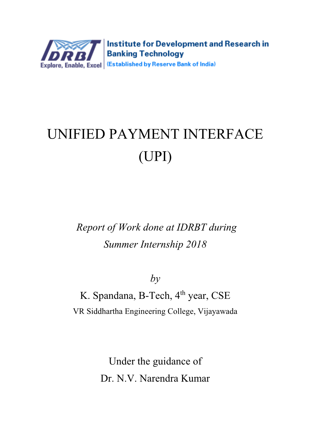 Unified Payment Interface (Upi)