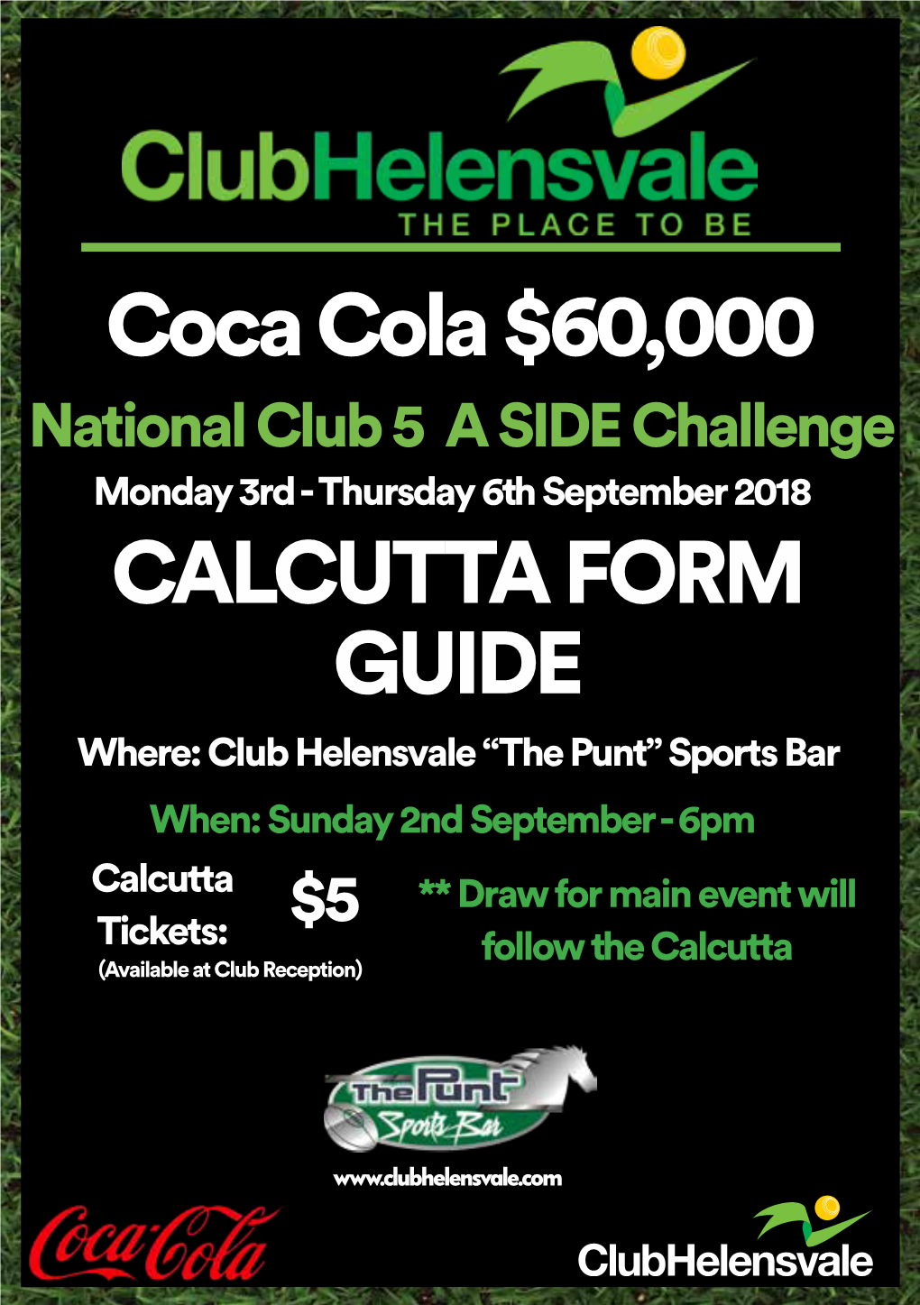 Coca Cola $60,000 CALCUTTA FORM GUIDE