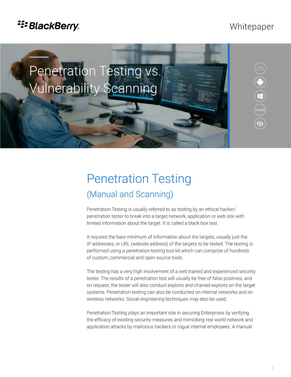 Penetration Testing Vs. Vulnerability Scanning