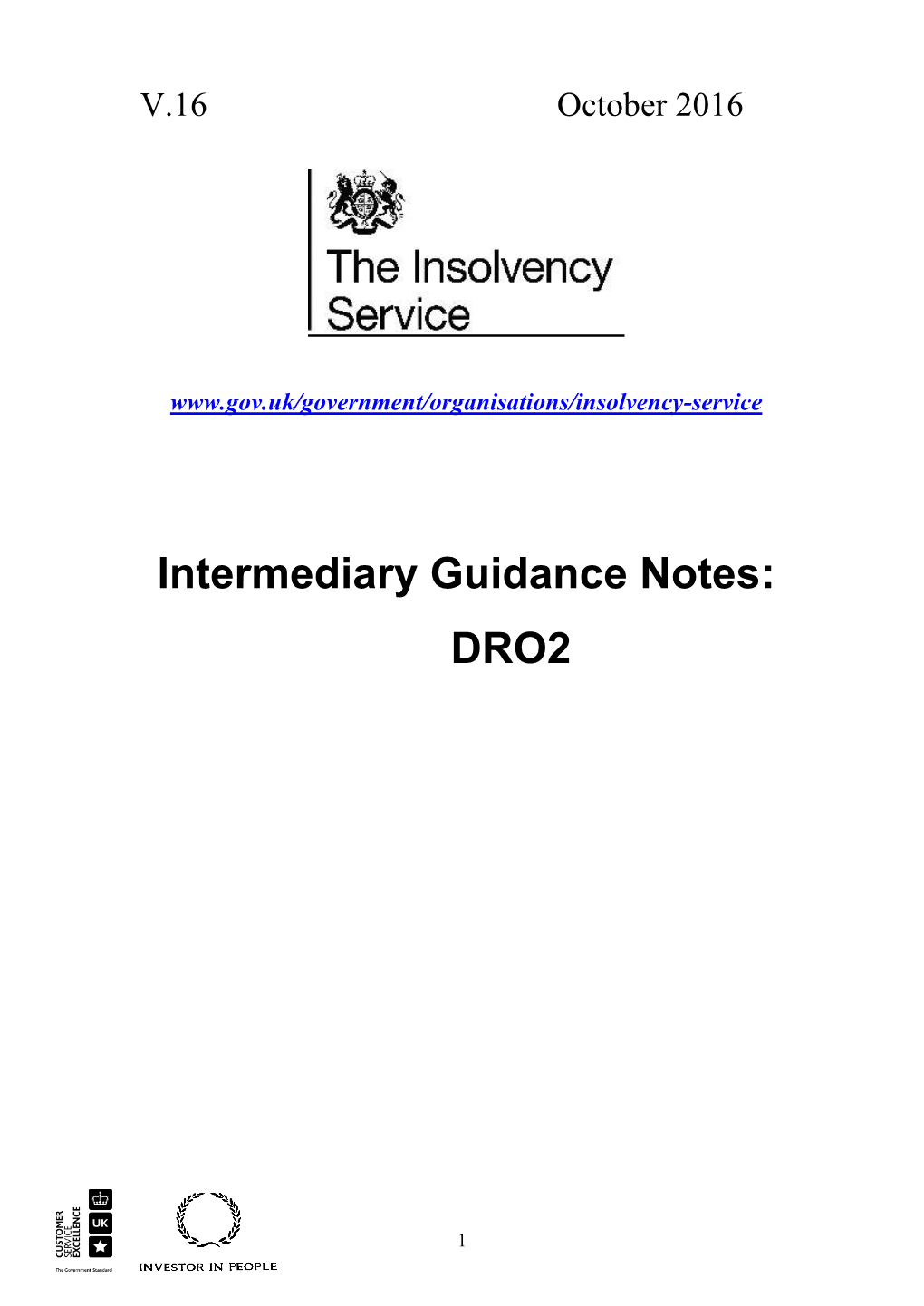 Intermediary Guidance Notes: DRO2