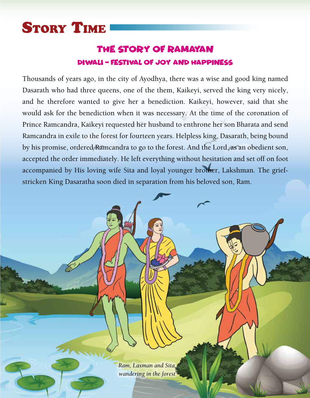 Story Time the Story of Ramayan Diwali - Festival of Joy and Happiness