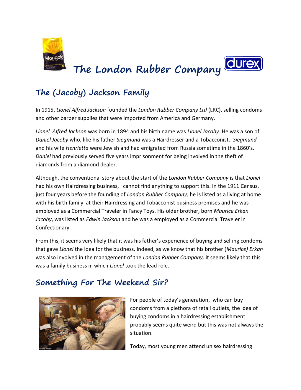 The London Rubber Company
