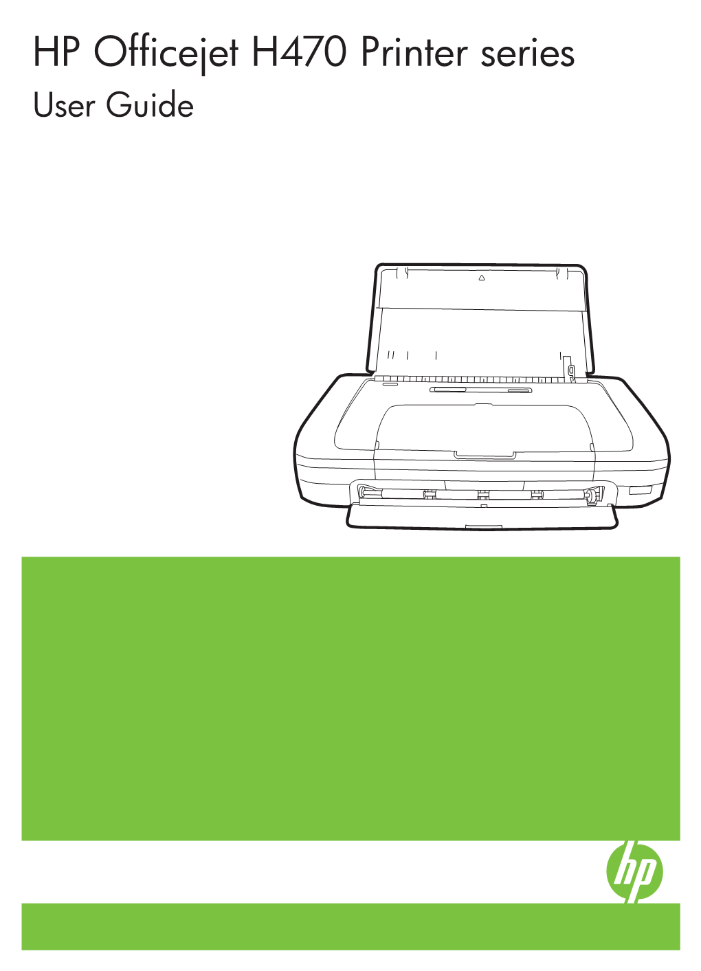 HP Officejet H470 Printer Series User Guide