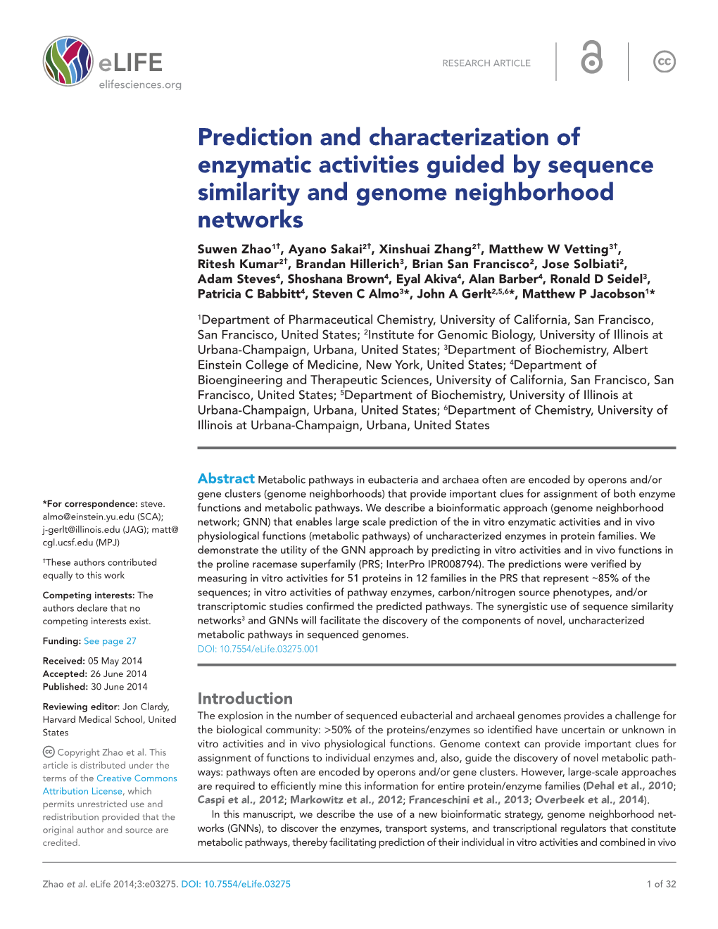 Prediction and Characterization of Enzymatic Activities Guided By