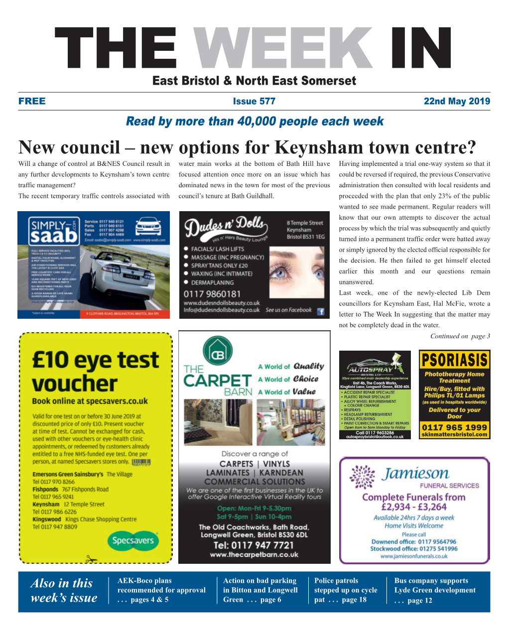 New Council – New Options for Keynsham Town Centre?