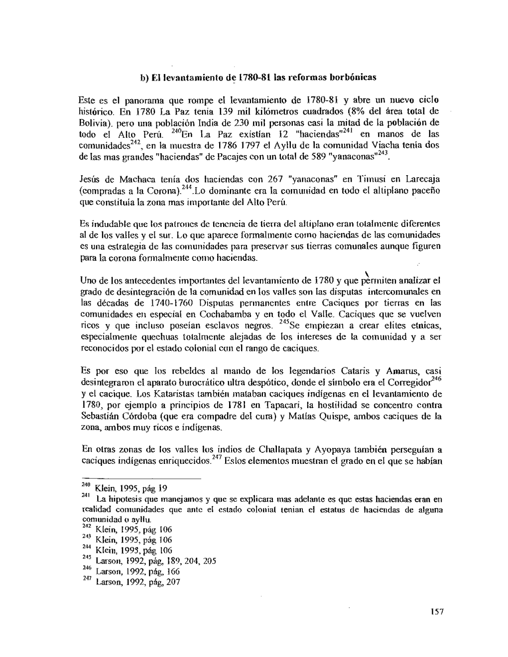 1)) El Levantamiento De 1780-81 Las Reformas Borbónicas