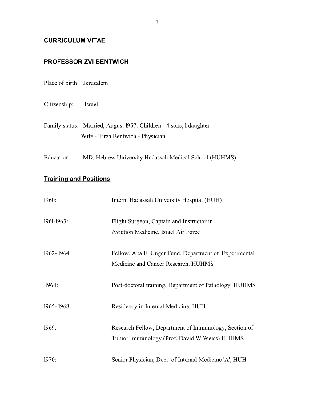 Curriculum Vitae s231