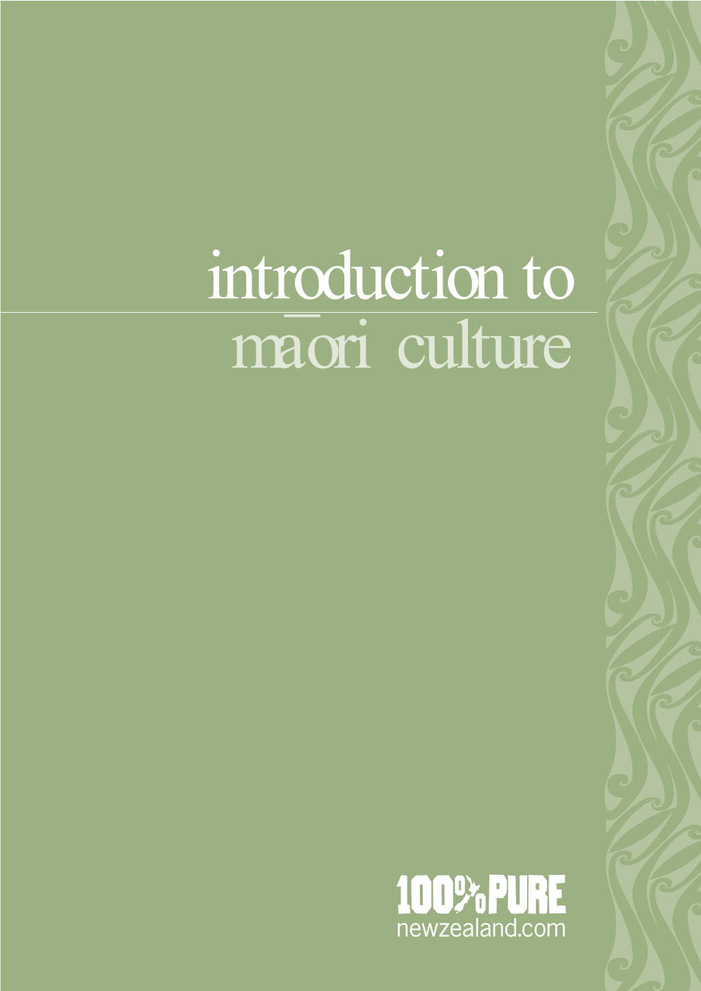 Introduction to M¯Aori Culture Contents