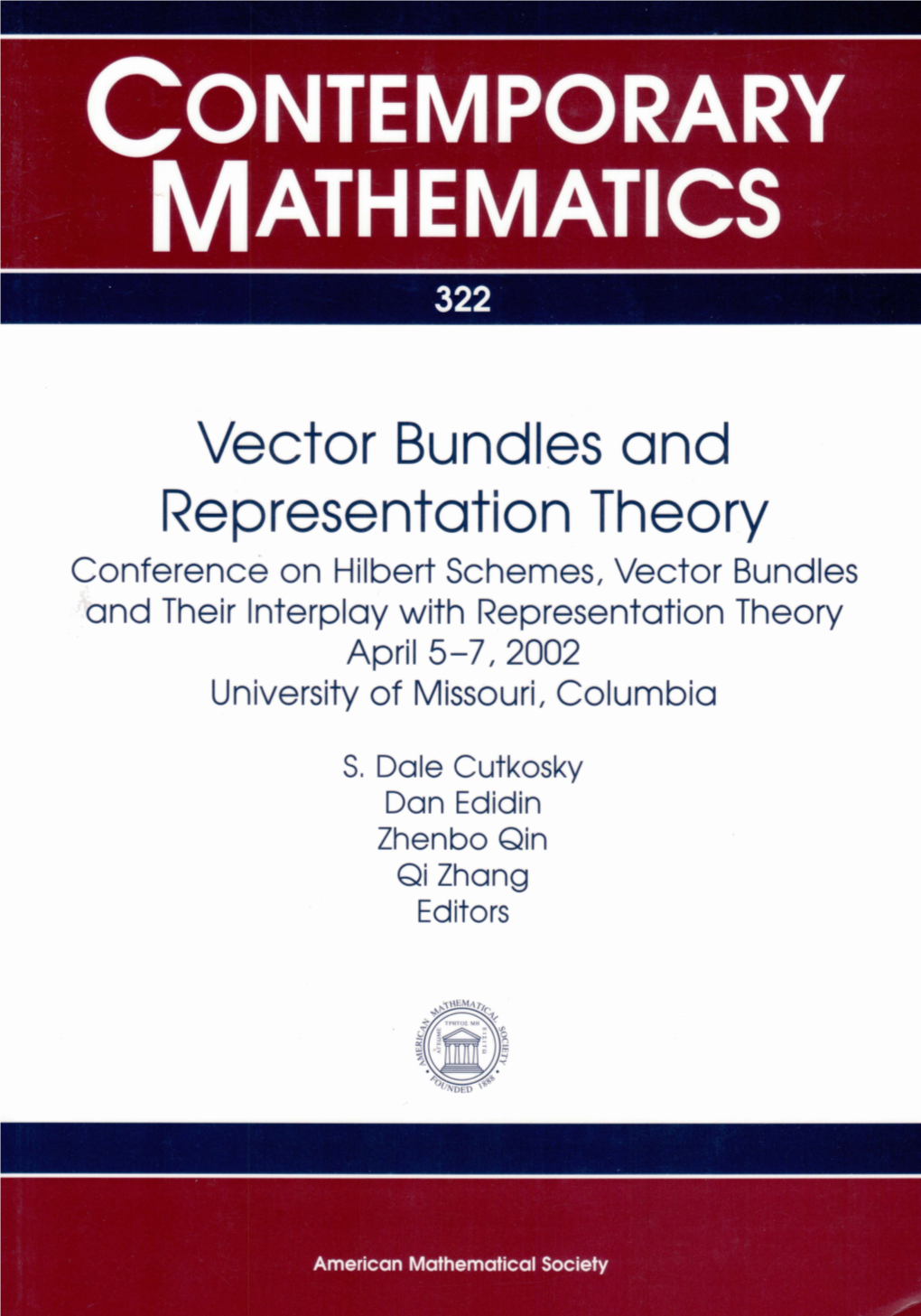 Contemporary Mathematics 322