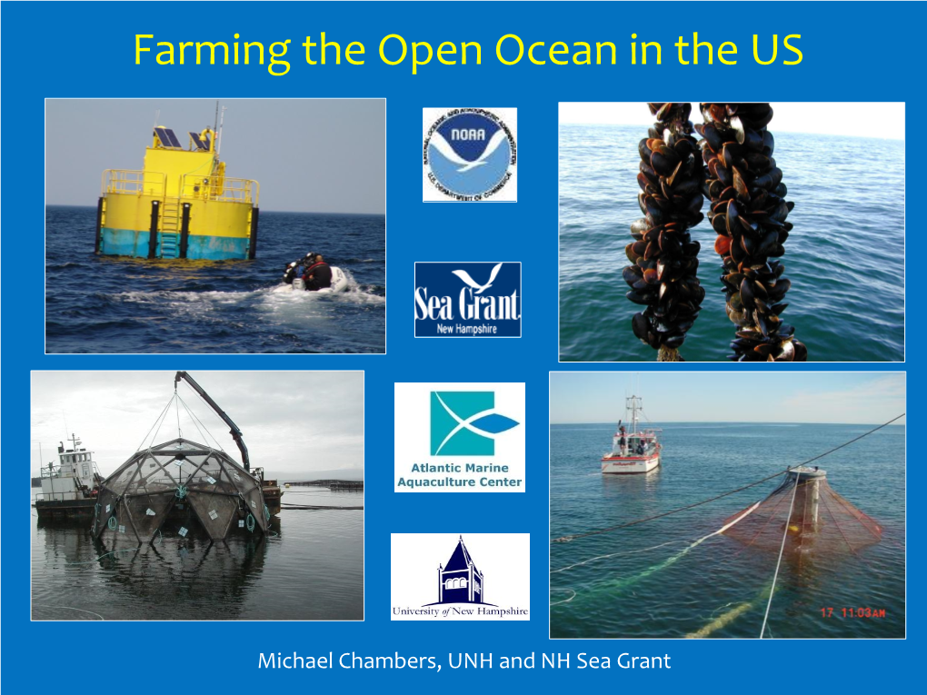 Farming the Open Ocean in the US