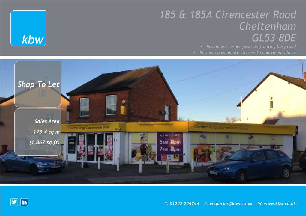 185 & 185A Cirencester Road Cheltenham GL53