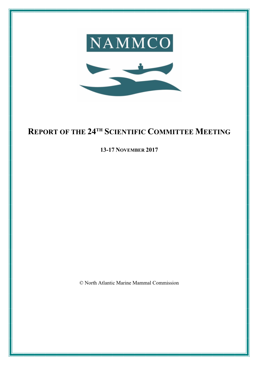 24Th Scientific Committee Meeting Report
