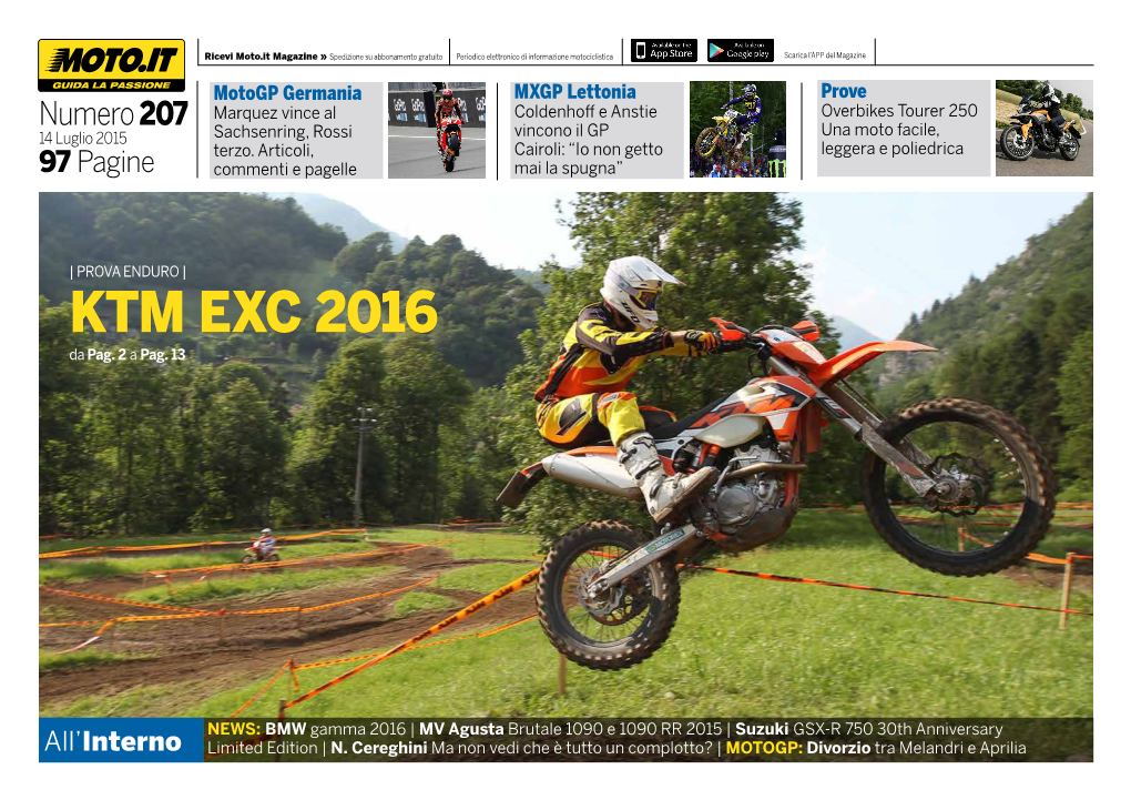 KTM EXC 2016 Da Pag