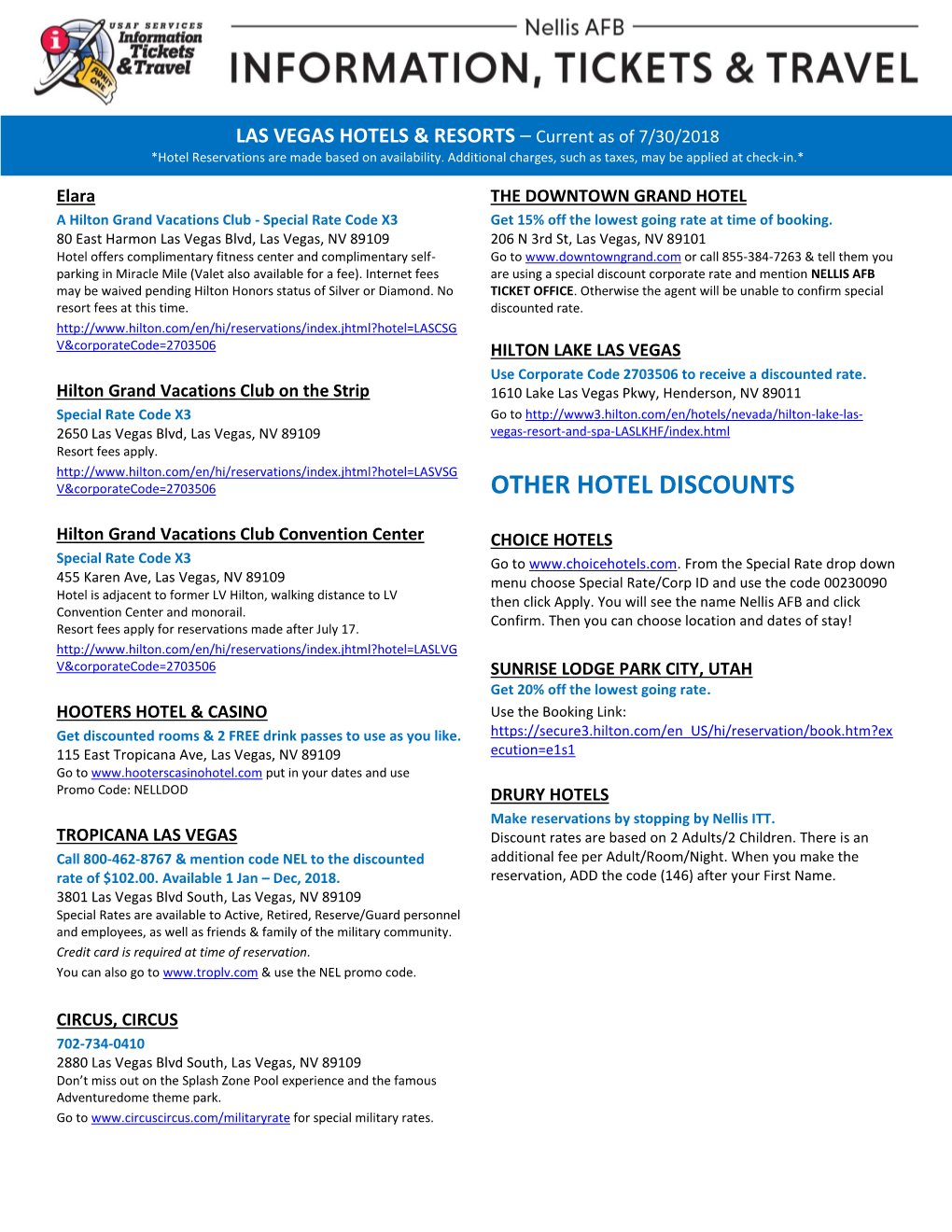 Other Hotel Discounts