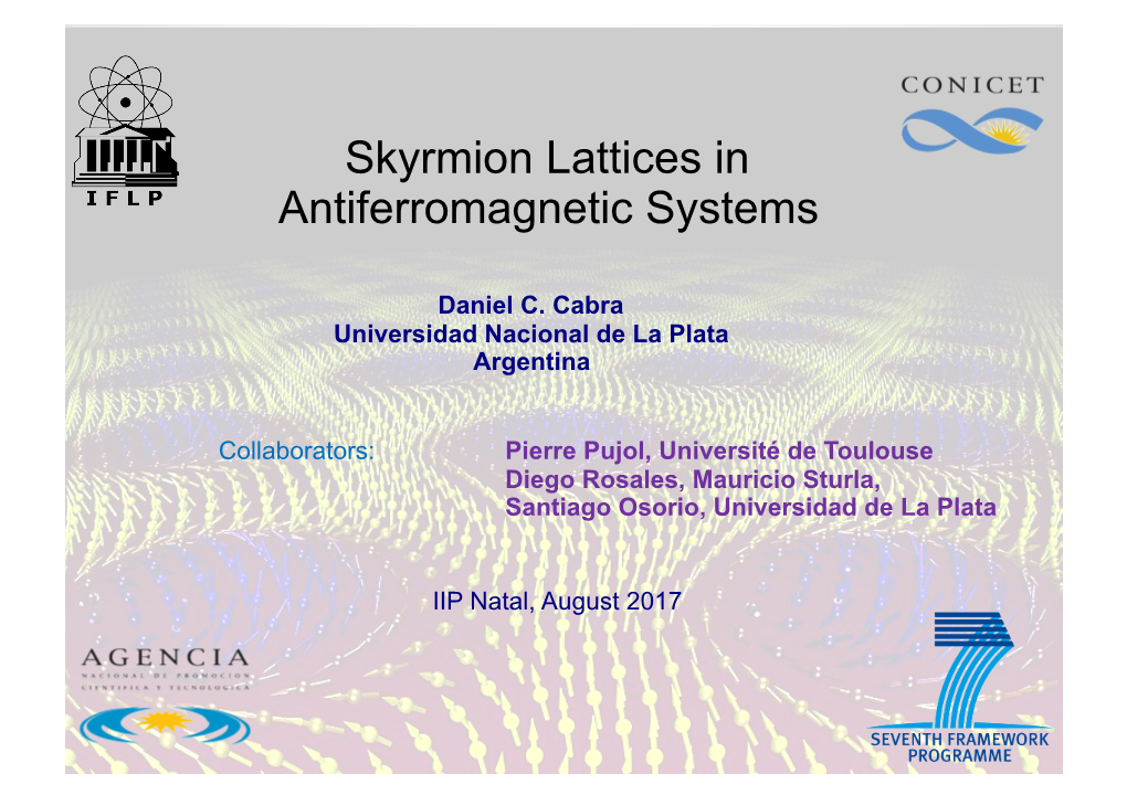 Skyrmion Lattices in Antiferromagnetic Systems